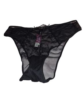 Adore Me Kayla Jet Black Panties Size M I